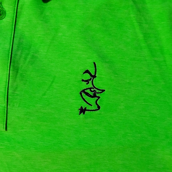 Straight Down Green Polo - Picture 2 of 5